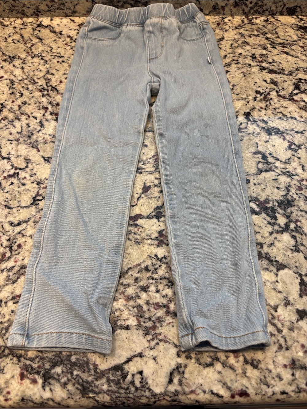 Light Blue Jeans - Elastic Waist Comfort